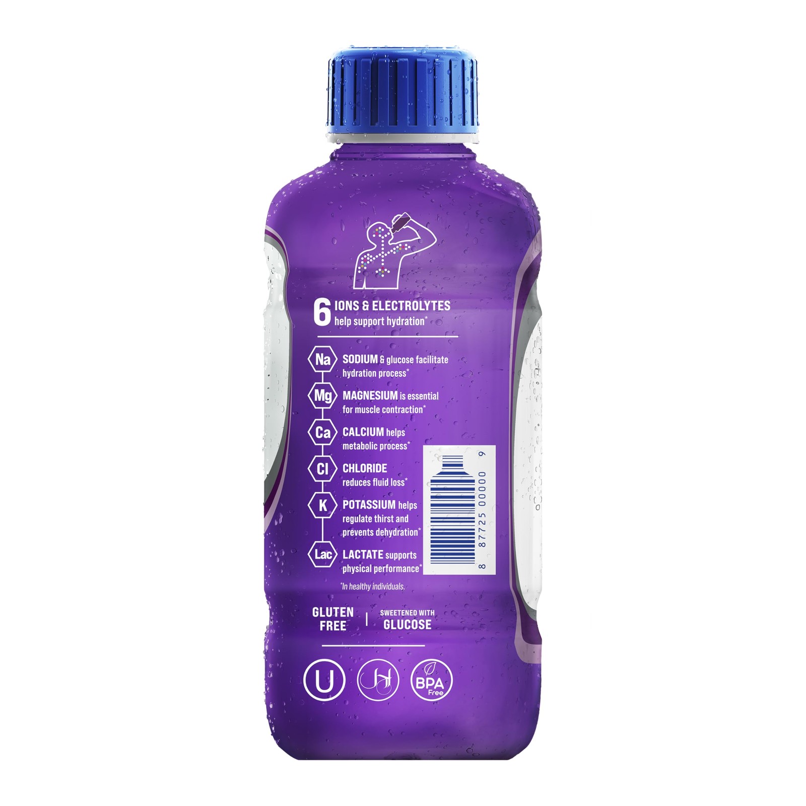 Electrolit, Electrolyte Beverage, Grape, 21 Fl 21 FL Oz (Pack of 12), Grape
