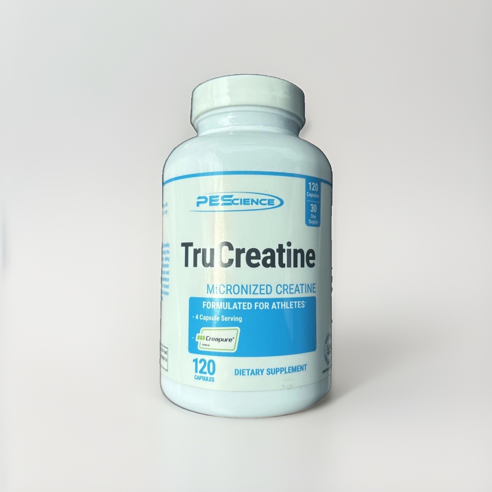 2x PEScience TruCreatine Capsules Creapure Micronized Creatine Monohydrate