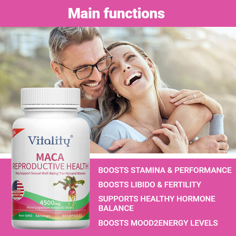 MACA REPRODUCTIVE HEALTH May Support Sexual Well-Being For Men and Women capsule