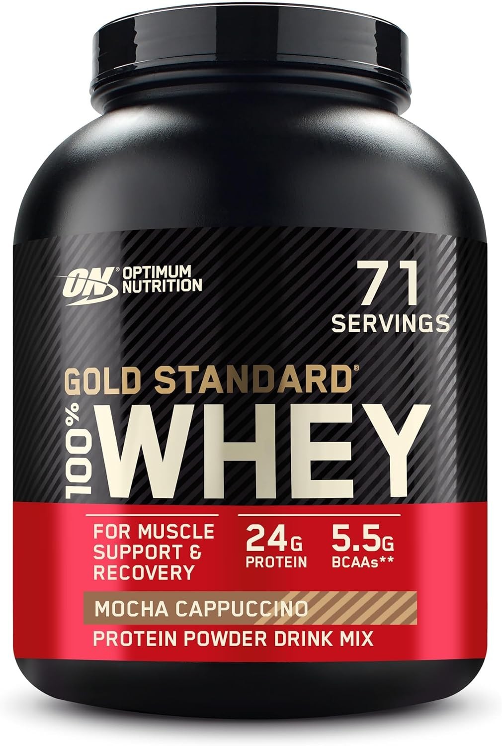 Gold Standard 100% Whey Protein Powder, Mocha Cappuccino, 5 Pound Packaging M…