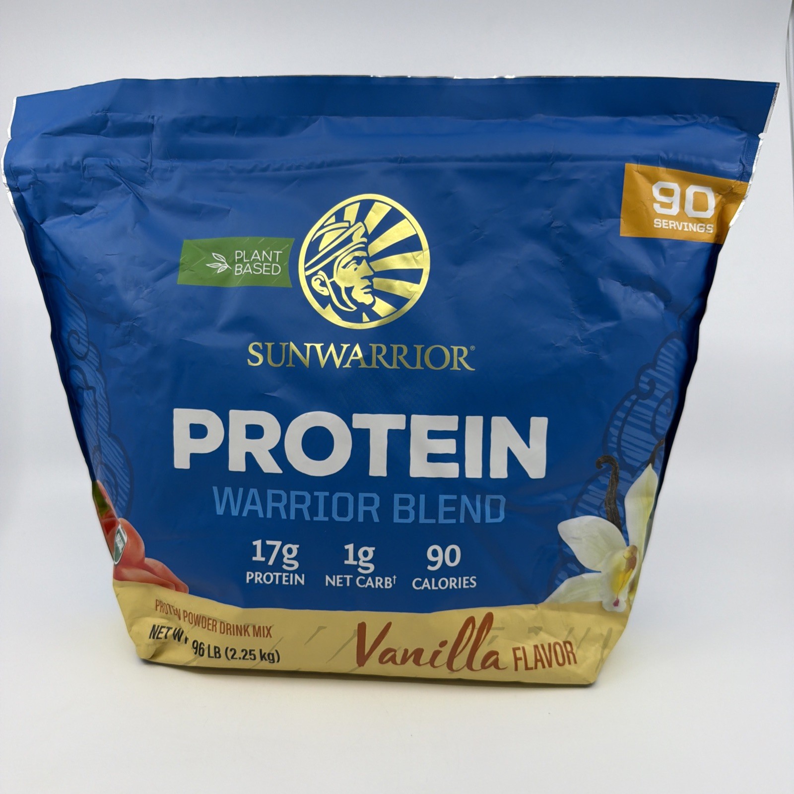 Sunwarrior Vegan Organic Protein Powder Plant-Based BCAA Amino Acids 4.96 lb
