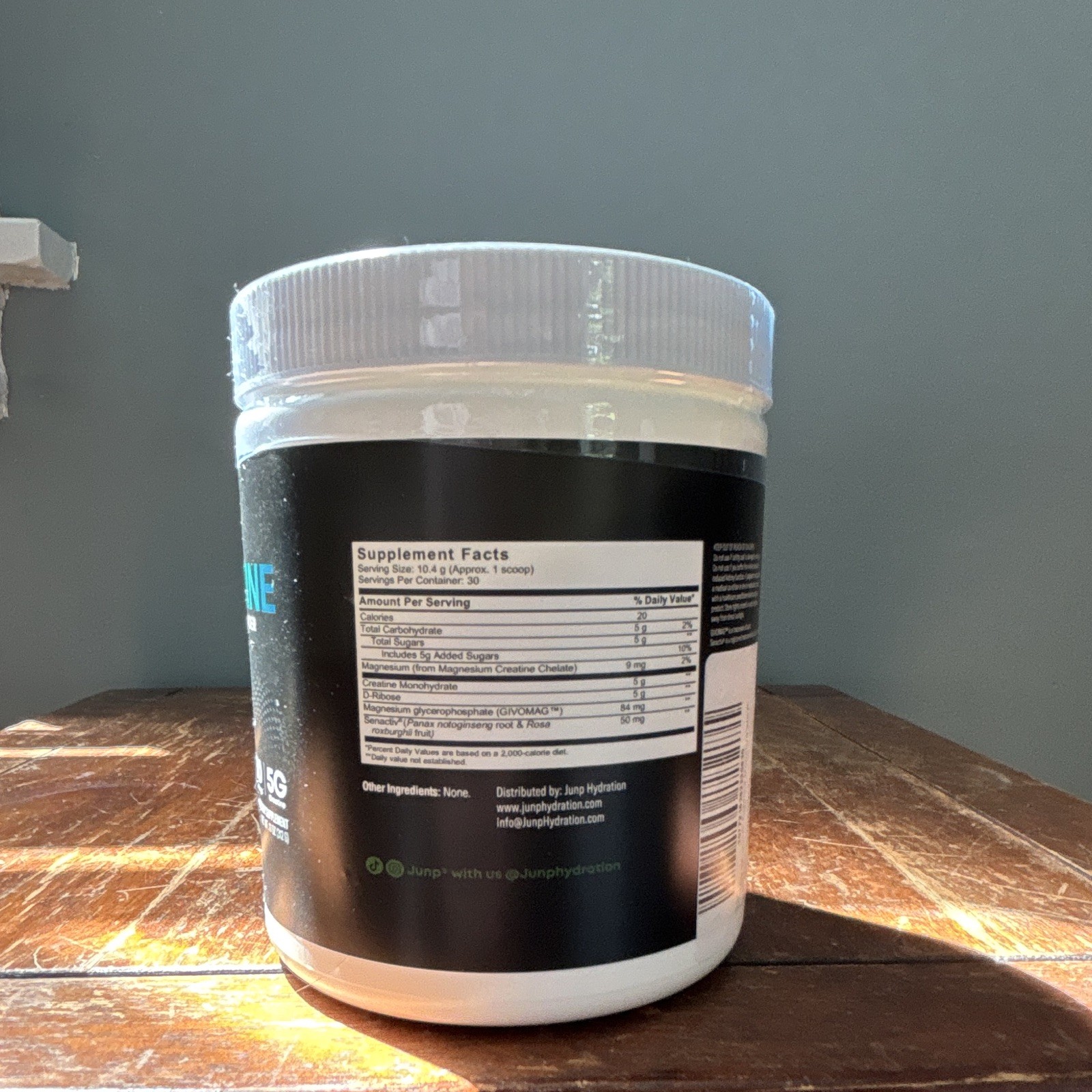 Junp Creatine Monohydrate Powder Unflavored 5g Per Serving 30 Servings