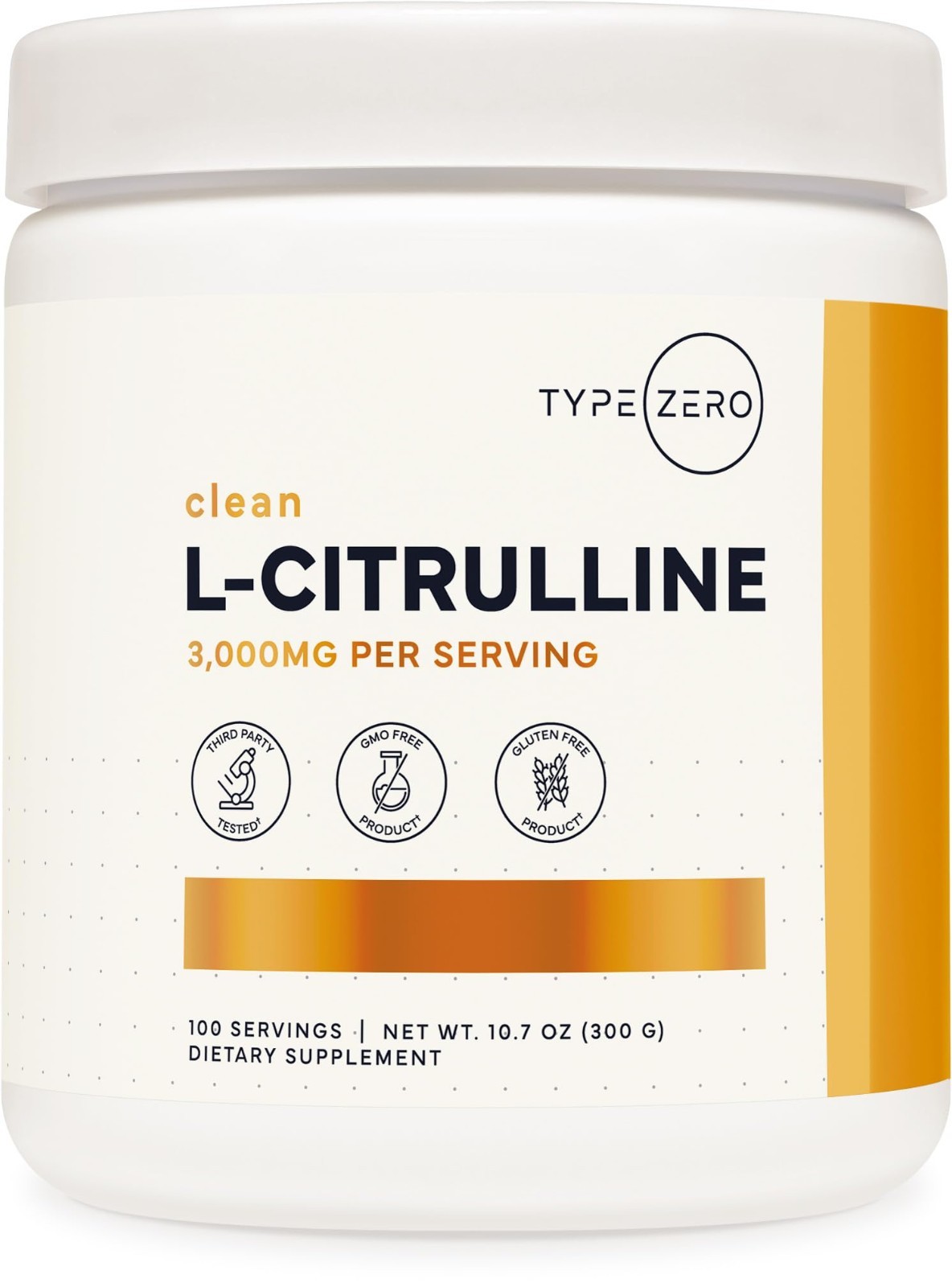 L-Citrulline Powder 3000mg – Pre Workout Supplement for Energy & Pump, 100 Servi