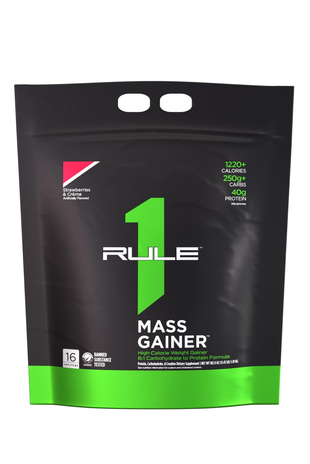 Rule 1 Proteins Mass Gainer HighCalorie Weight Gain Formula with 1,220+ Calo…