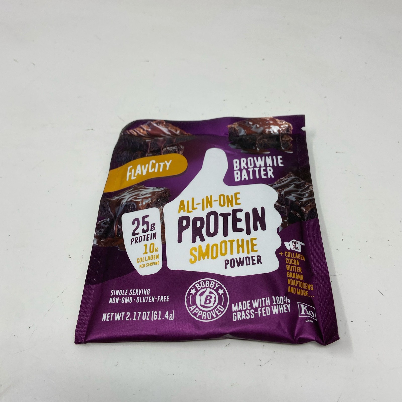 FlavCity Brownie Batter Protein Smoothie Packet 2.17oz