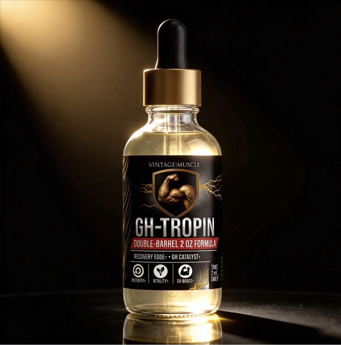 GH Secretion Amplifier Vial 4 Recovery,Growth &Gains By Vintage Muscle💪 🏛️🧪