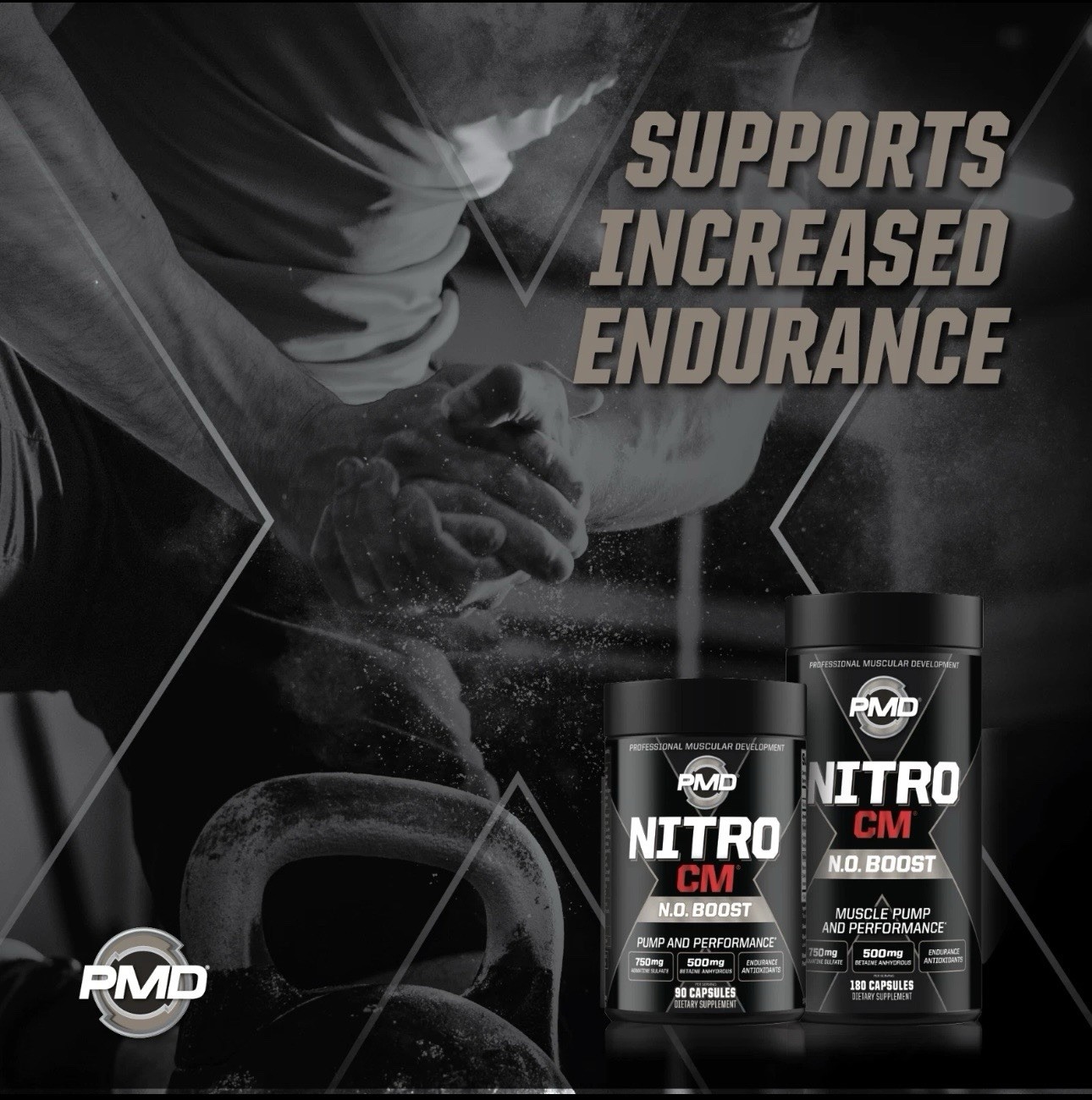 NITRO CM – Nitric Oxide Formula for Muscle Pumps & Performance – (90 Capsules) ✅