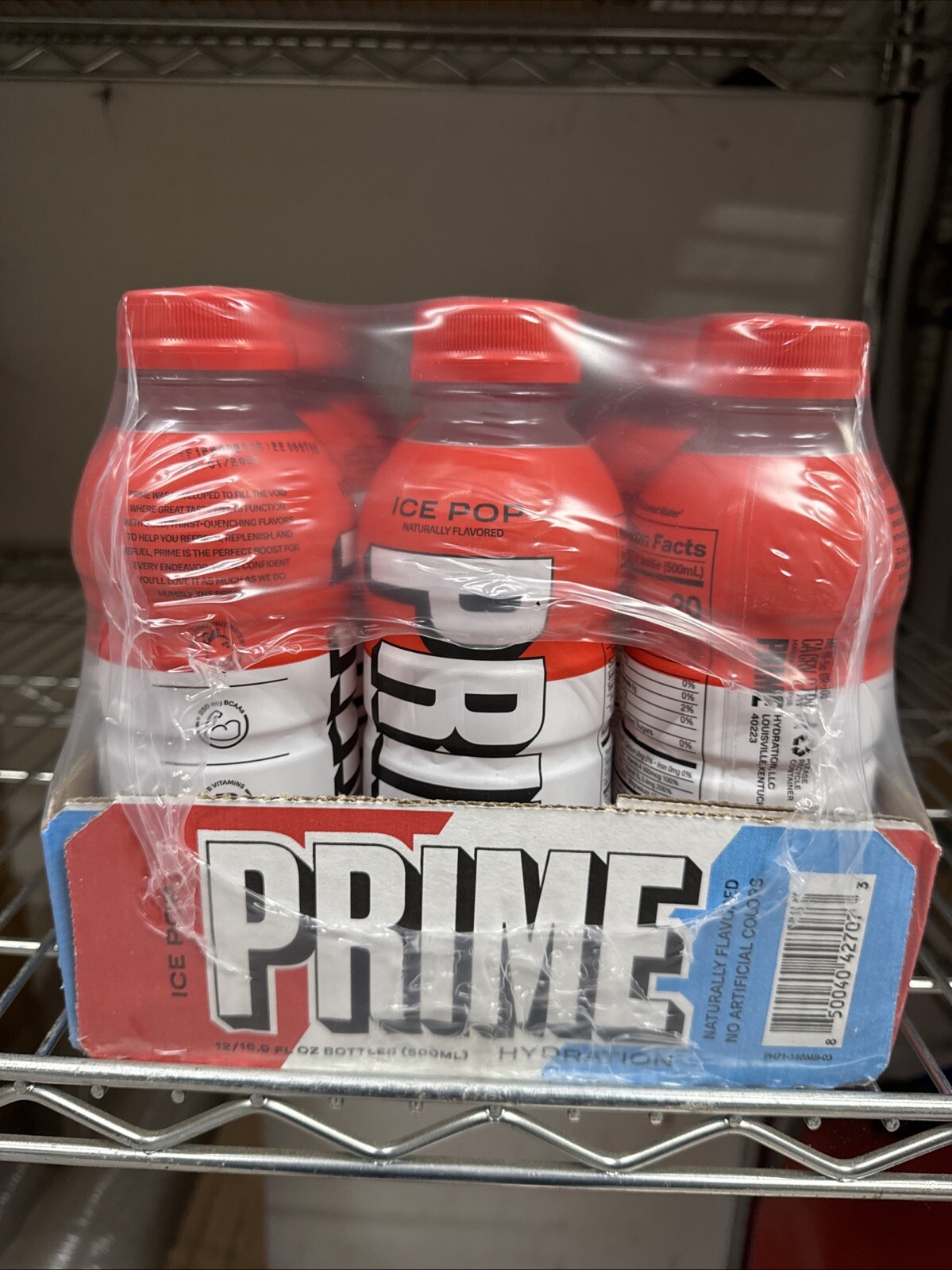 PRIME HYDRATION Drink (16.9oz) Sealed Case – Ice Pop