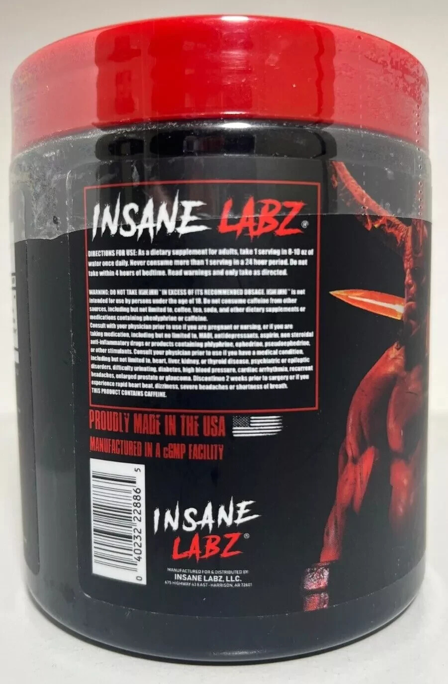 Insane Labz Hellboy Insane Amino BCAA Energy Pre-Workout 30 Servings 3 Flavors
