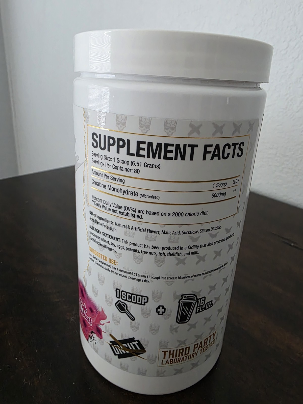 Xtremis Cartel Creatine Monohydrate Powder 80 Servings 5000mg Tested