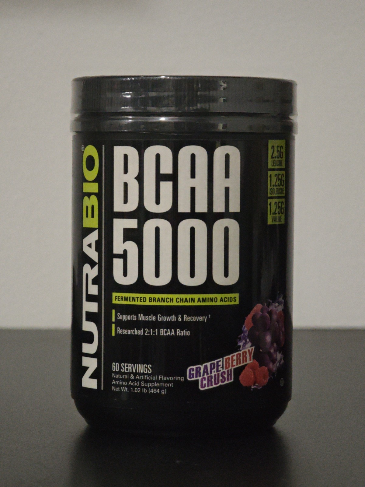 BCAA 5000 Grape Berry Crush NutraBio