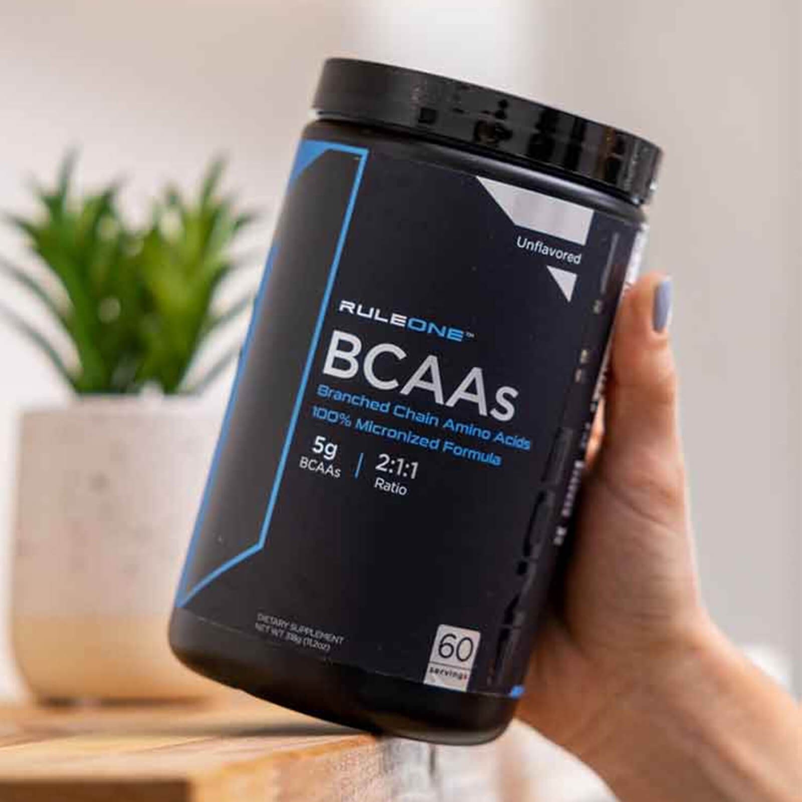 RULE 1 BCAA 60 serv Unflavored Branched Chain Amino Acids 318g