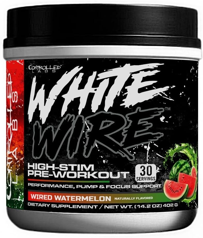 Controlled Labs White Wire High-Stim Pre-Workout 30 Servings 2 Flavors New