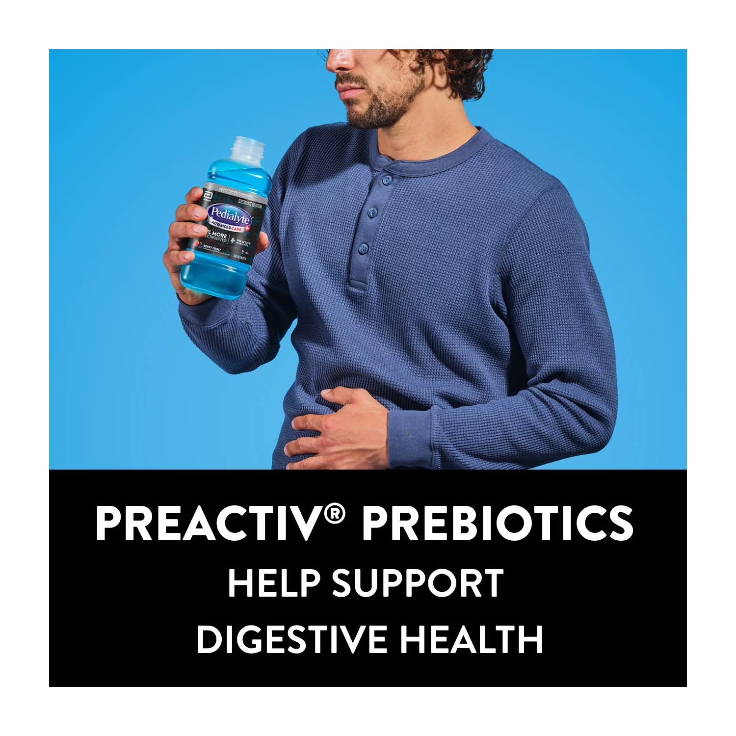 Pedialyte AdvancedCare Plus Electrolyte Drink, Berry Frost, 1 Liter