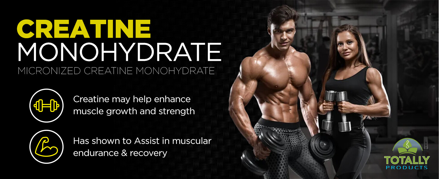 Micronized Creatine Monohydrate Helps Build Muscle Mass Weight Gain Supplements