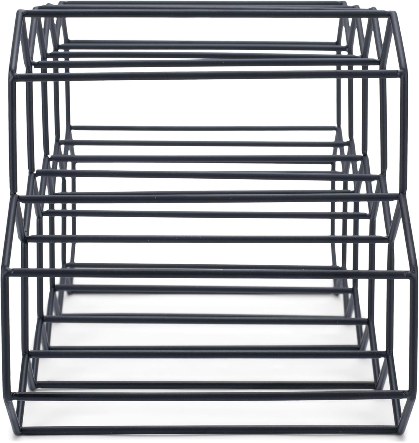 NAT & Jules Large Black Iron Wine Rack – Holds 12 Bottles for Display & Storage