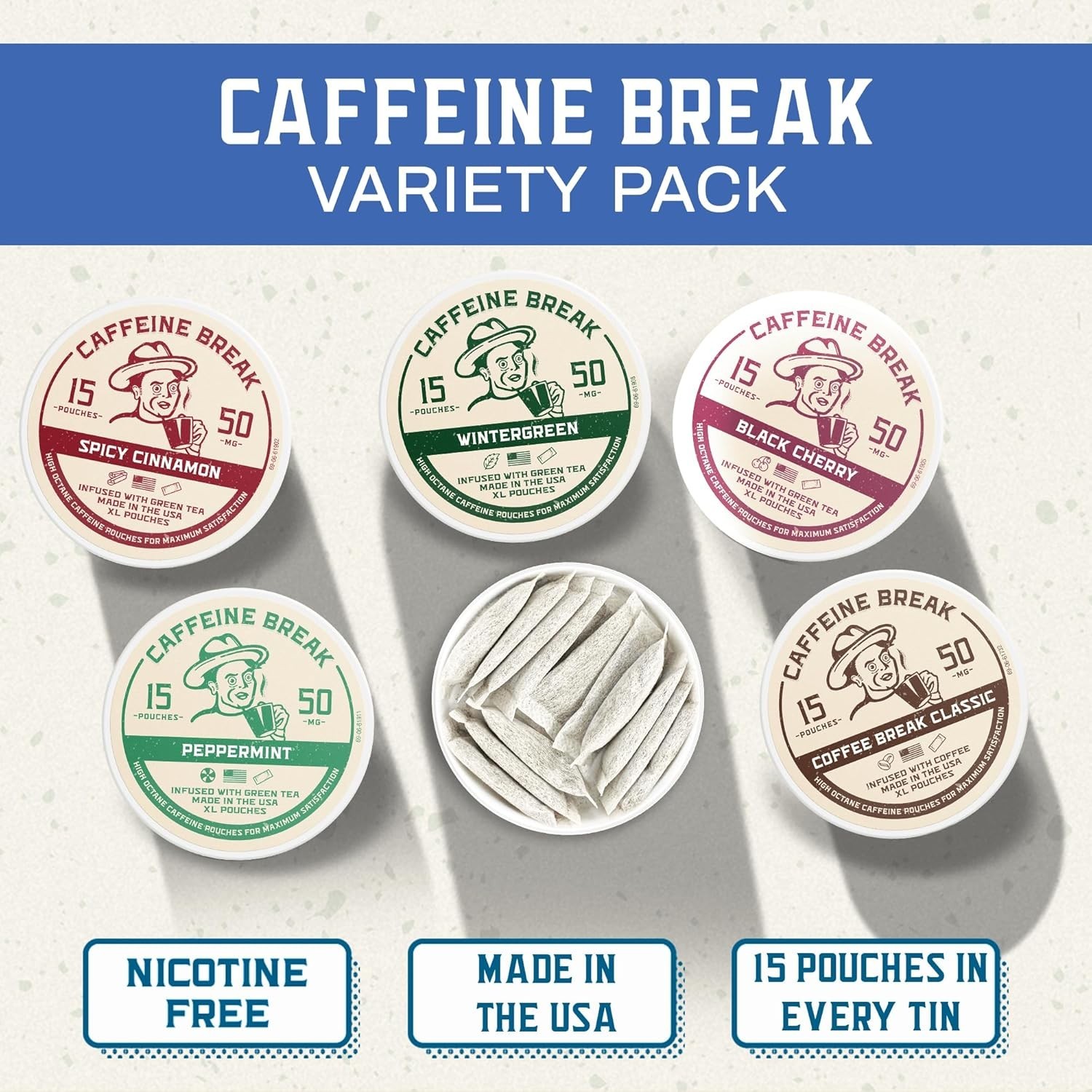 Supply Co – Variety Pack – 5 Pack, 15 Pouches Each | Features 5 Flavors, 50mg…