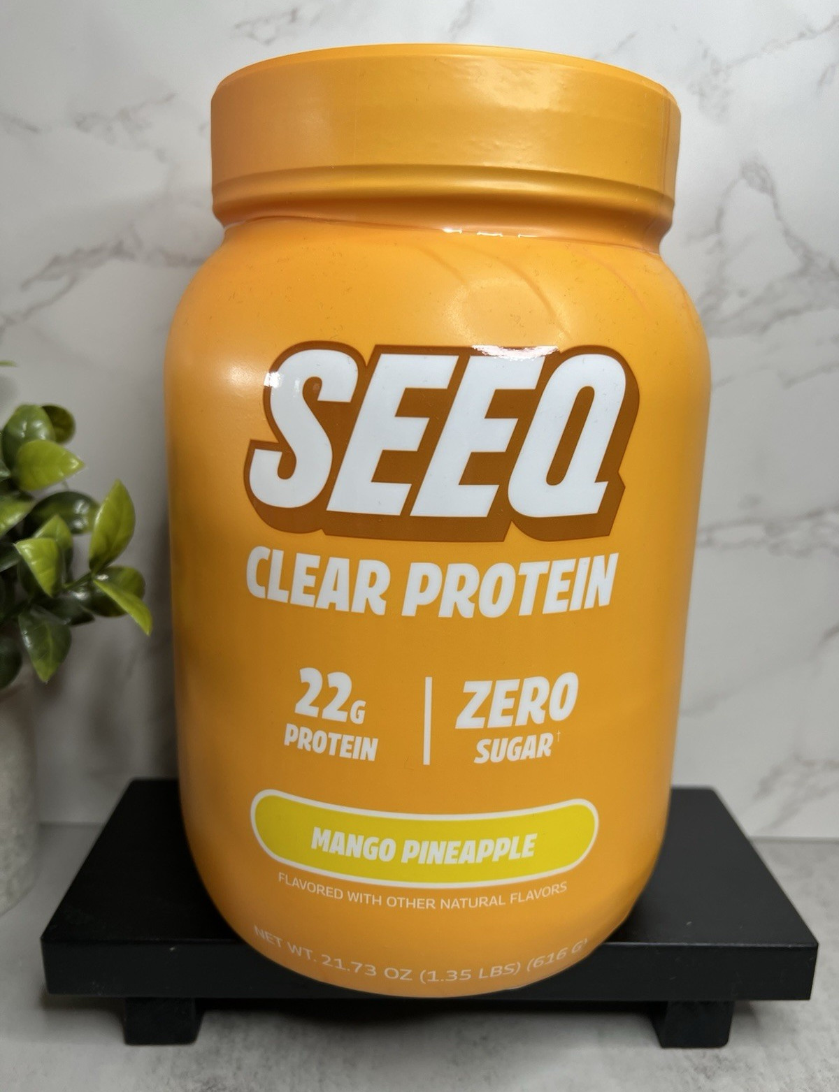 SEEQ Clear Whey Protein Isolate Powder Mango Pineapple 21.73oz 22 Serv Exp 09/27