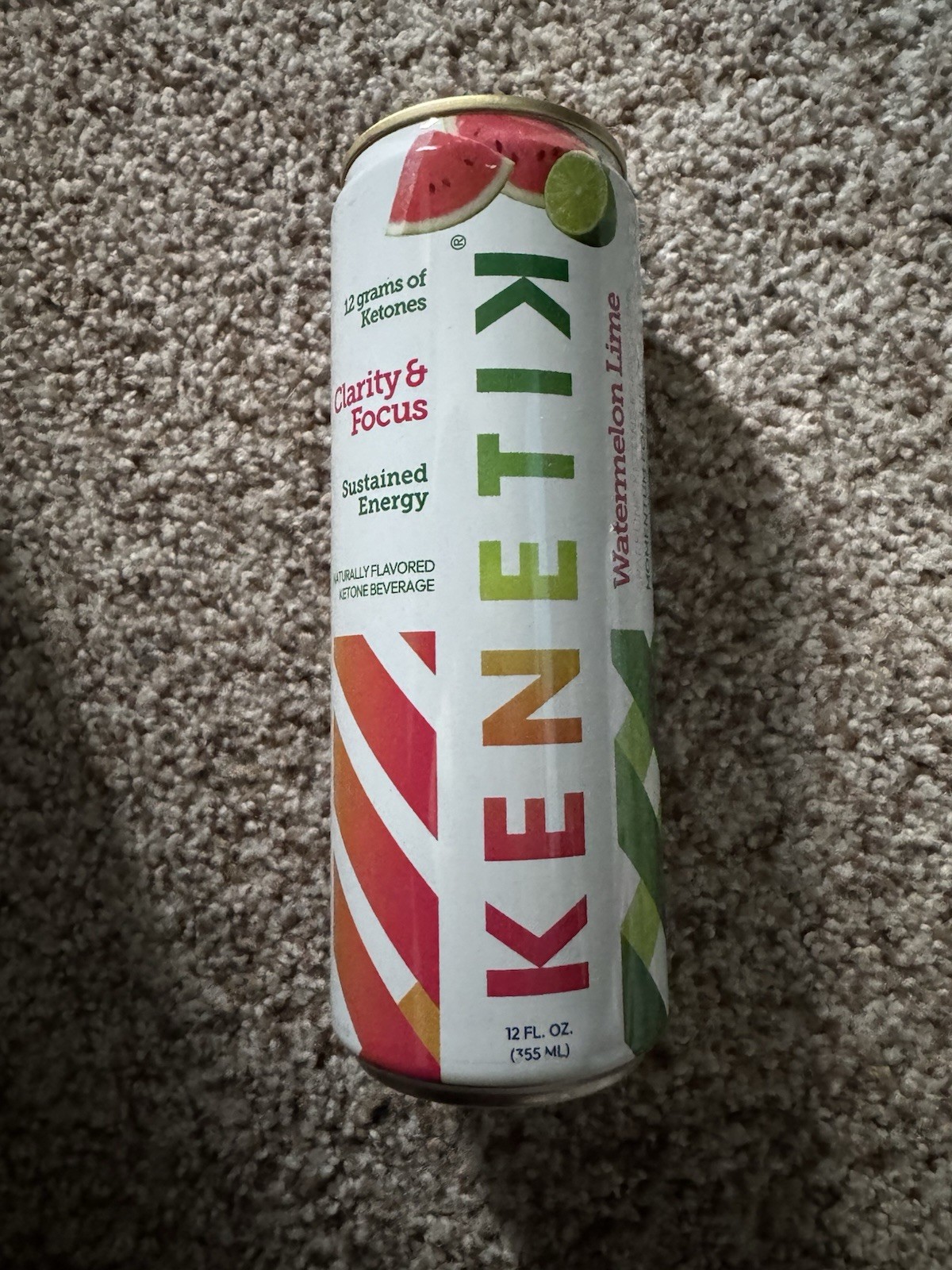 Kenetik Sparkling Ketone Beverage Variety Pack 12 fl oz Zero Sugar Caffeine 7pk