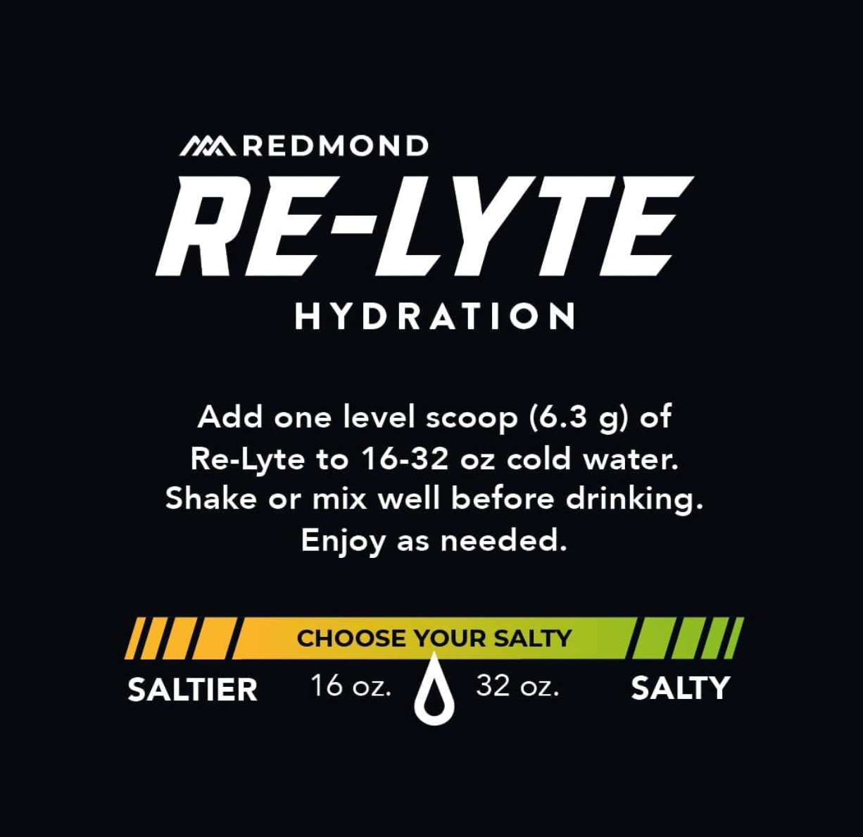 REDMOND Re-Lyte Hydration Electrolyte Powder Mix (Pina Colada), 30 Stick Packs