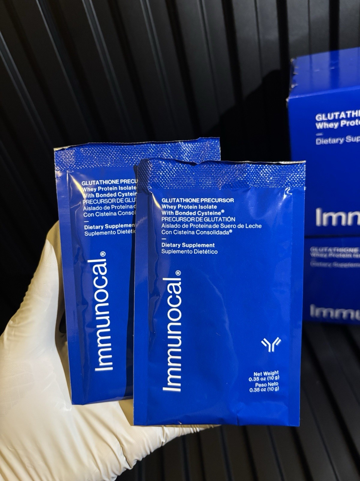 Immunocal Classic Blue 3 Boxes Regular Glutathione Precursor Immuntec