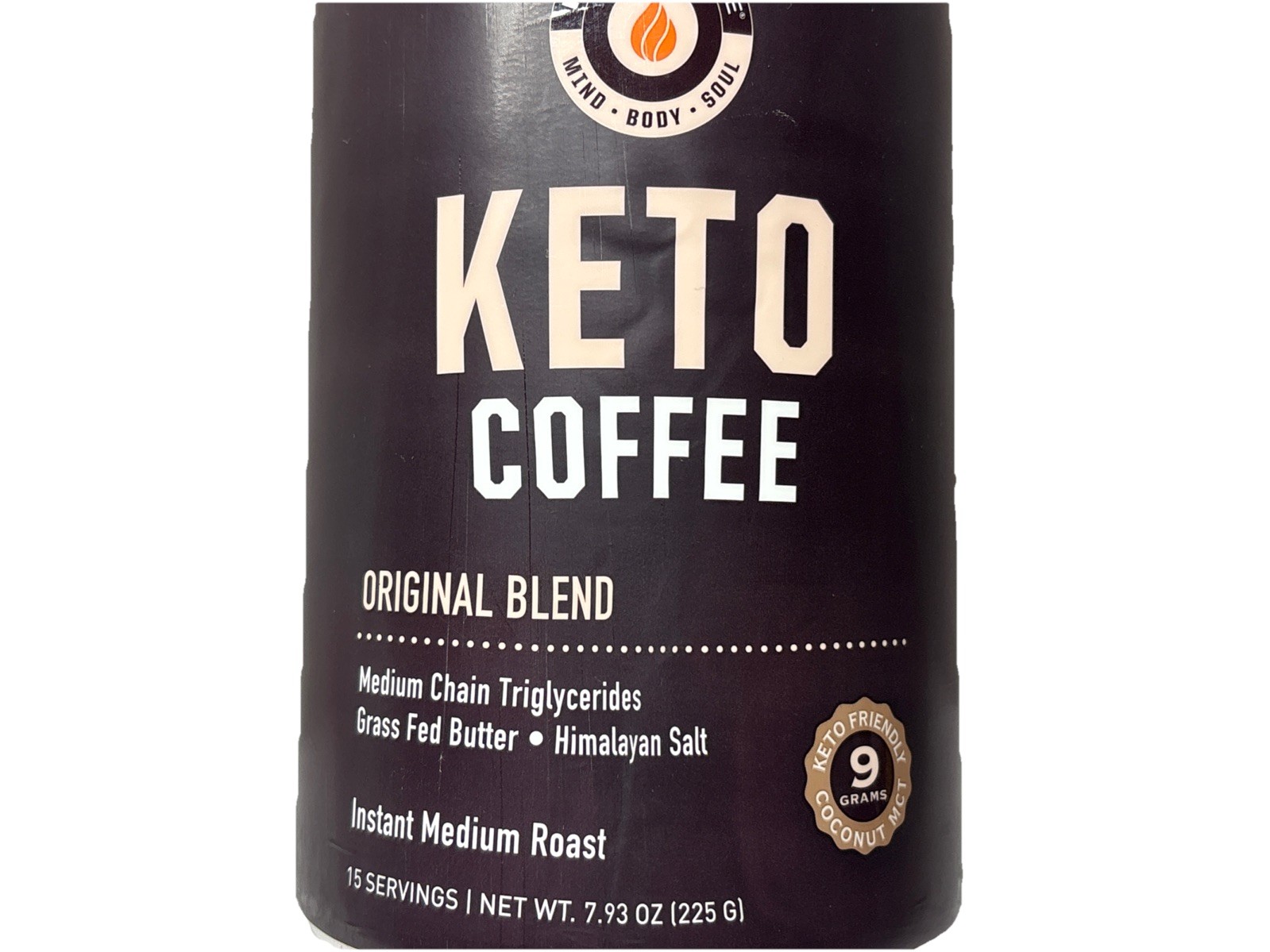 Ketogenic Coffee Metabolism 7.93 Oz By Rapid Fire Instant Medium Roast READ DES