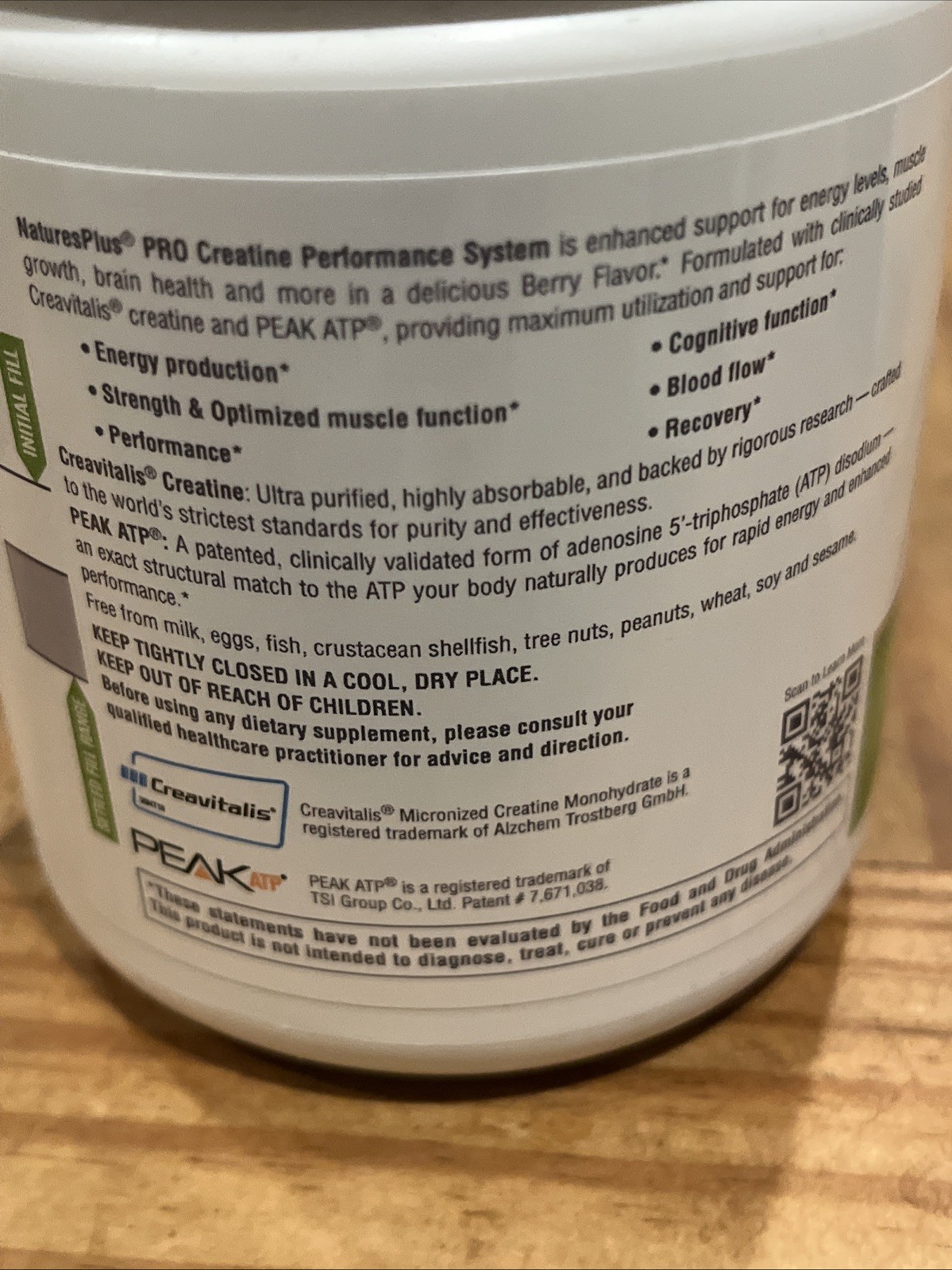 Nature’s Plus Pro Creatine Performance System 0.33 lb