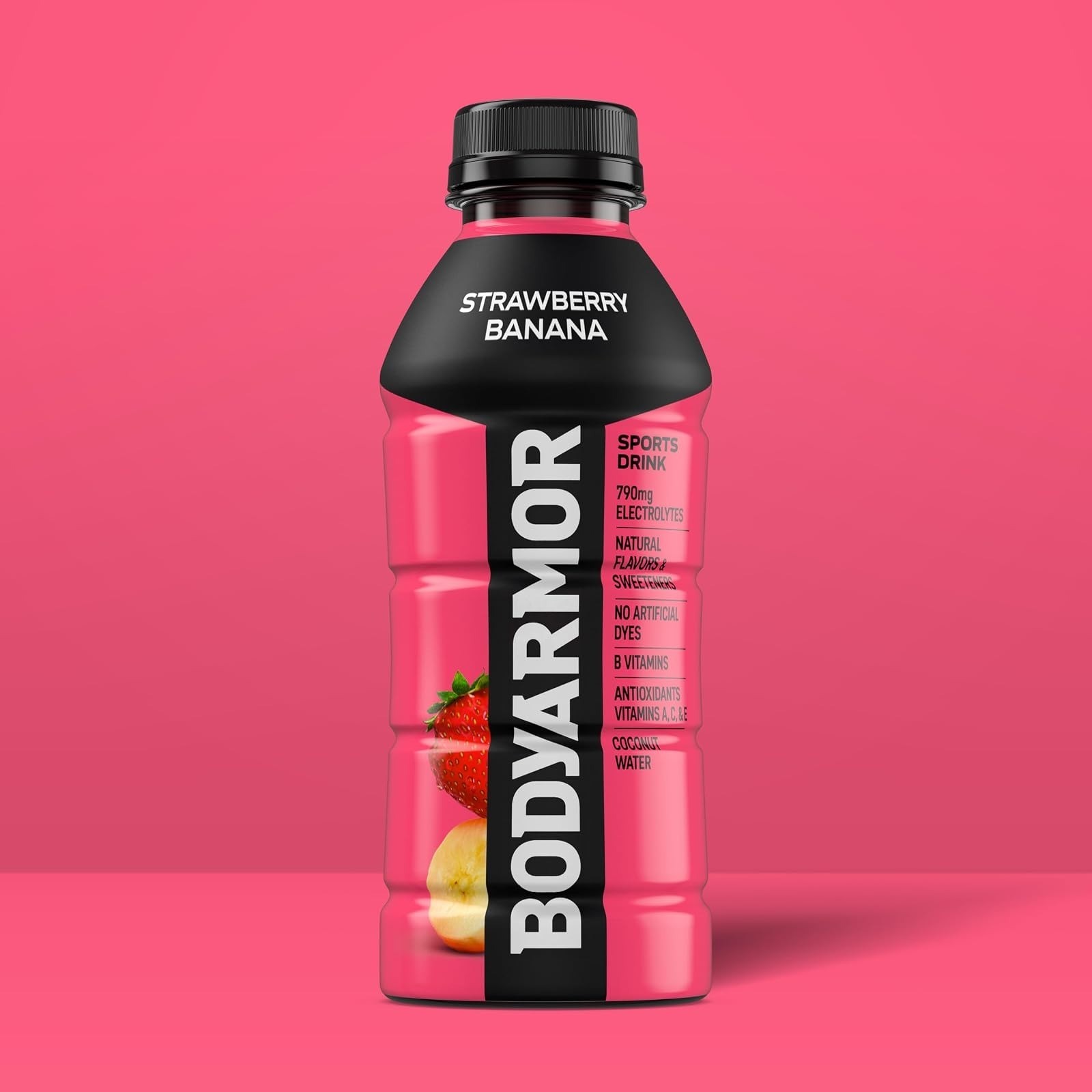 BODYARMOR Sports Drink Strawberry Banana 16 Fl Oz Bottles 6 Pack