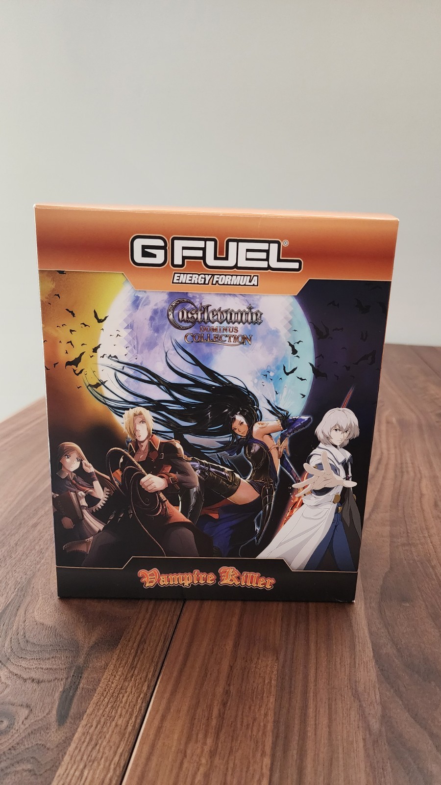 G Fuel Castlevania Dominus Vampire Killer Collector’s Box Rare US Seller.