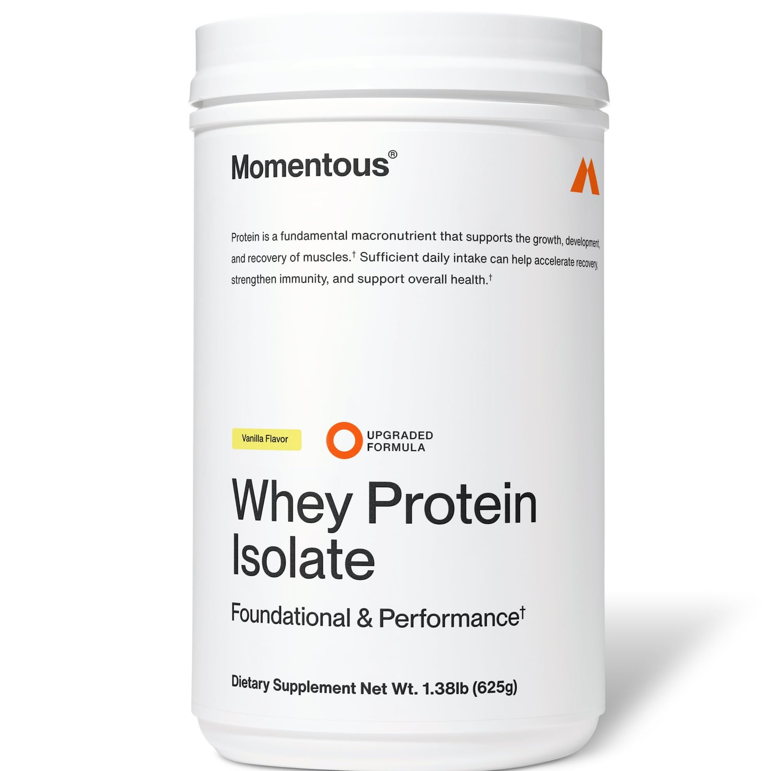 Vanilla Whey Protein Powder 1.4 lbs Grass Fed Muscle Building Supplement