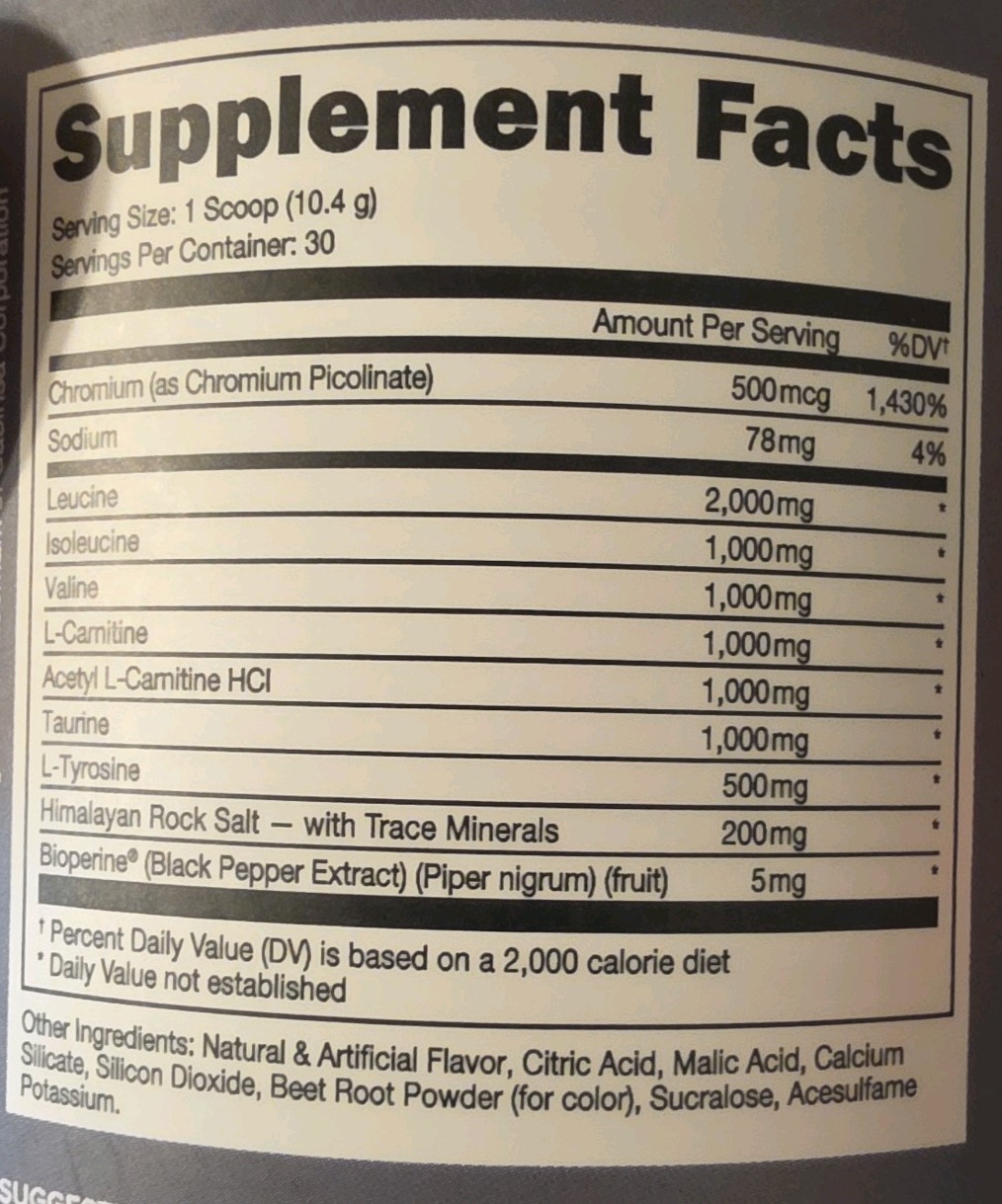 Lot Of Pre-workout and Bcaas