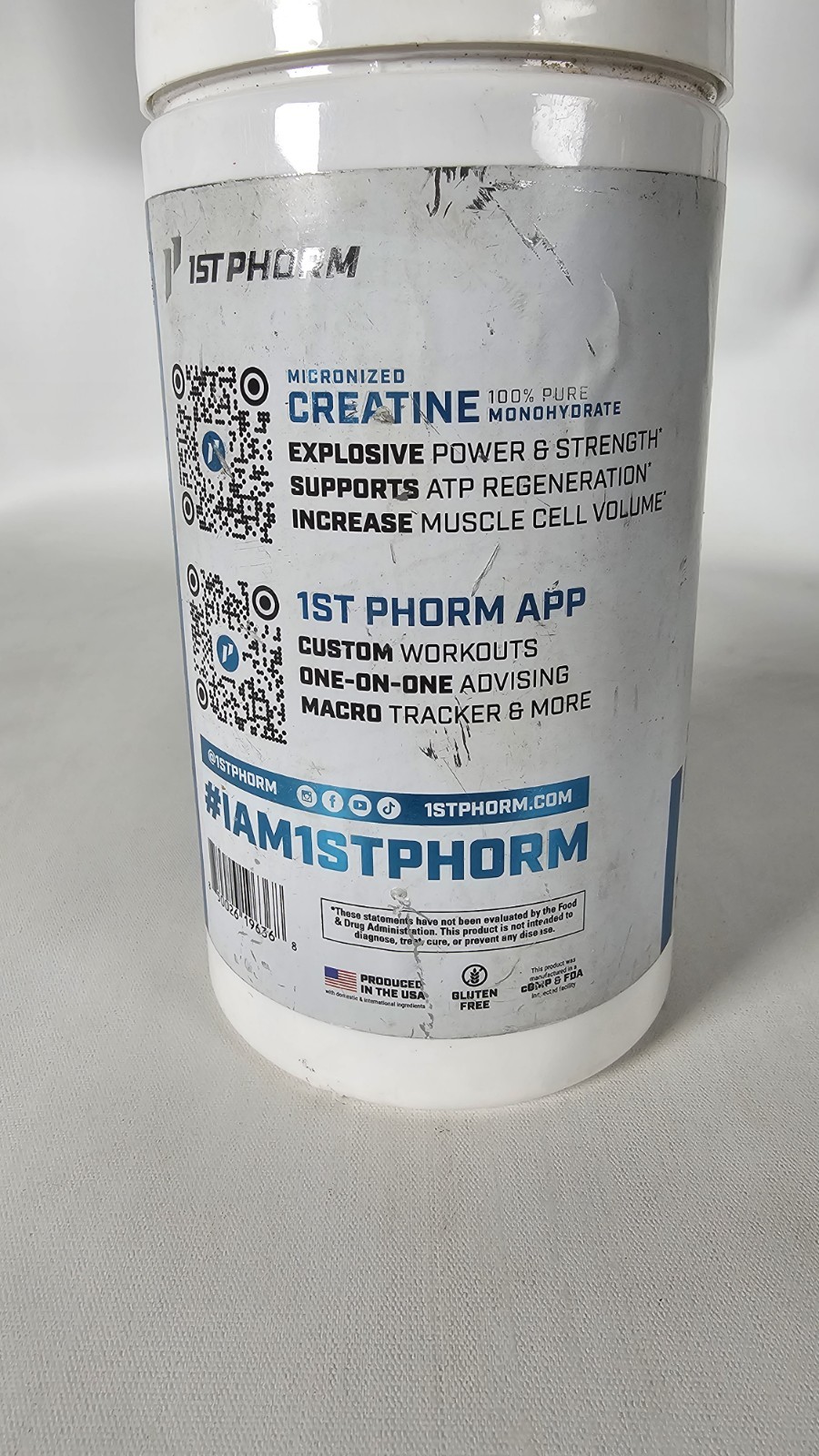 Micronized Creatine Monohydrate- 500g Exp:01/2027