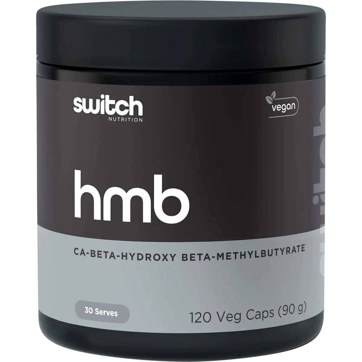 New Switch Nutrition HMB Ca-Beta-Hydroxy Beta-Methylbutyrate 120 Capsules