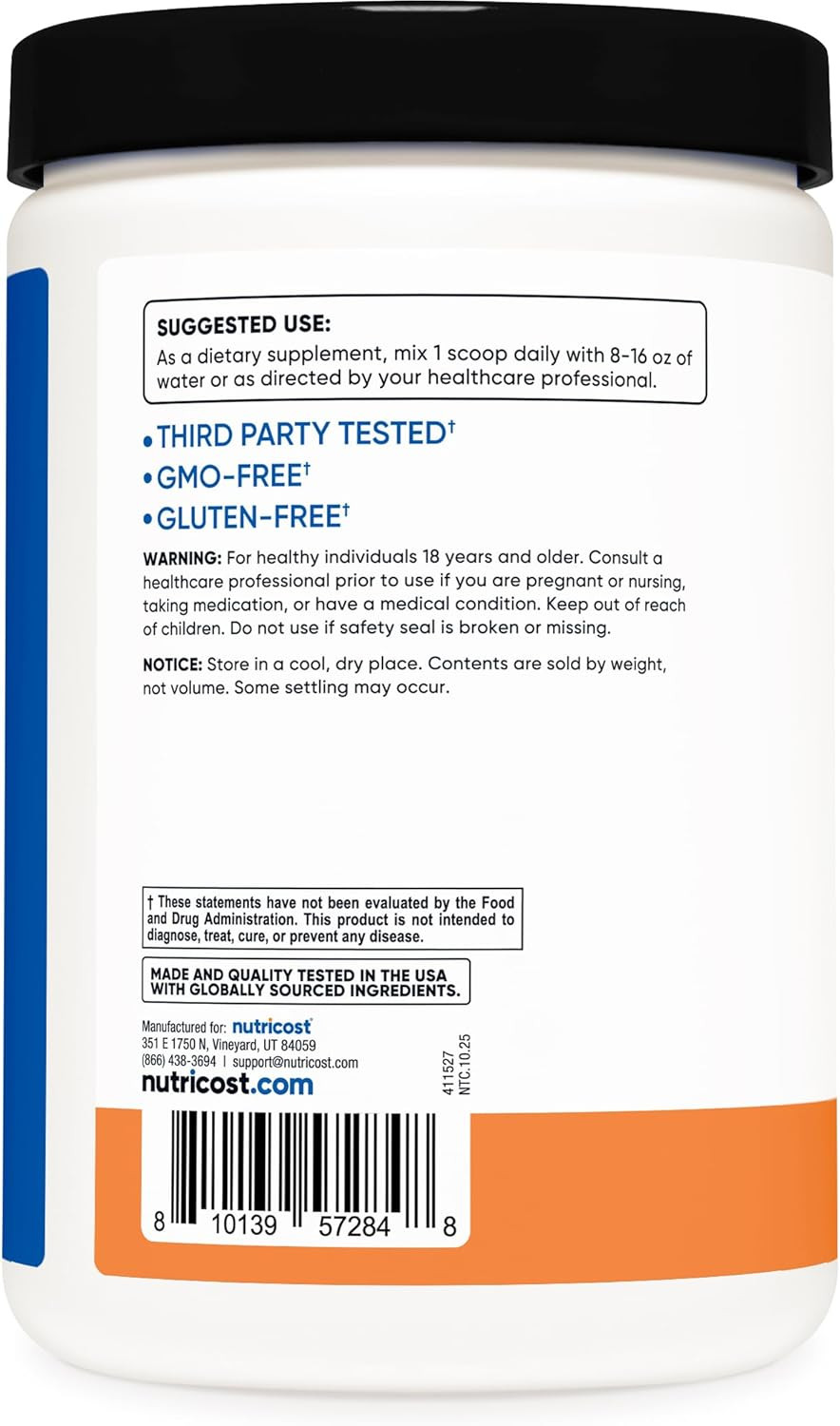 BCAA + Hydration Powder (Peach Rings) 30 Servings – Branched Chain Amino Acids w