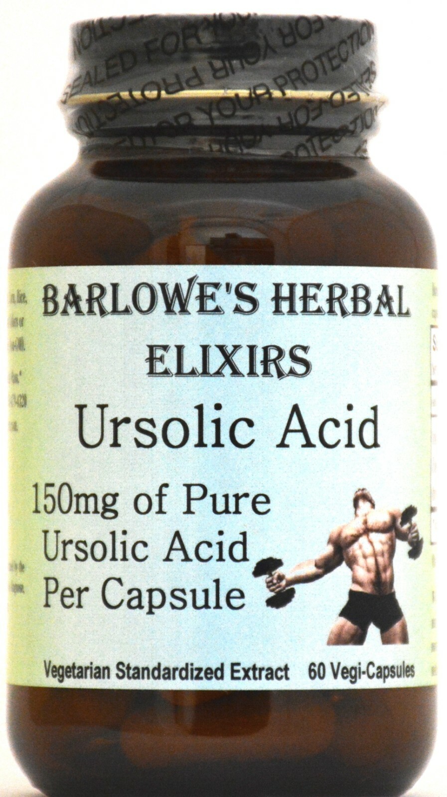 Ursolic Acid – 150mg per Capsule – Build Lean Muscle, Lose Fat – Stearate Free!