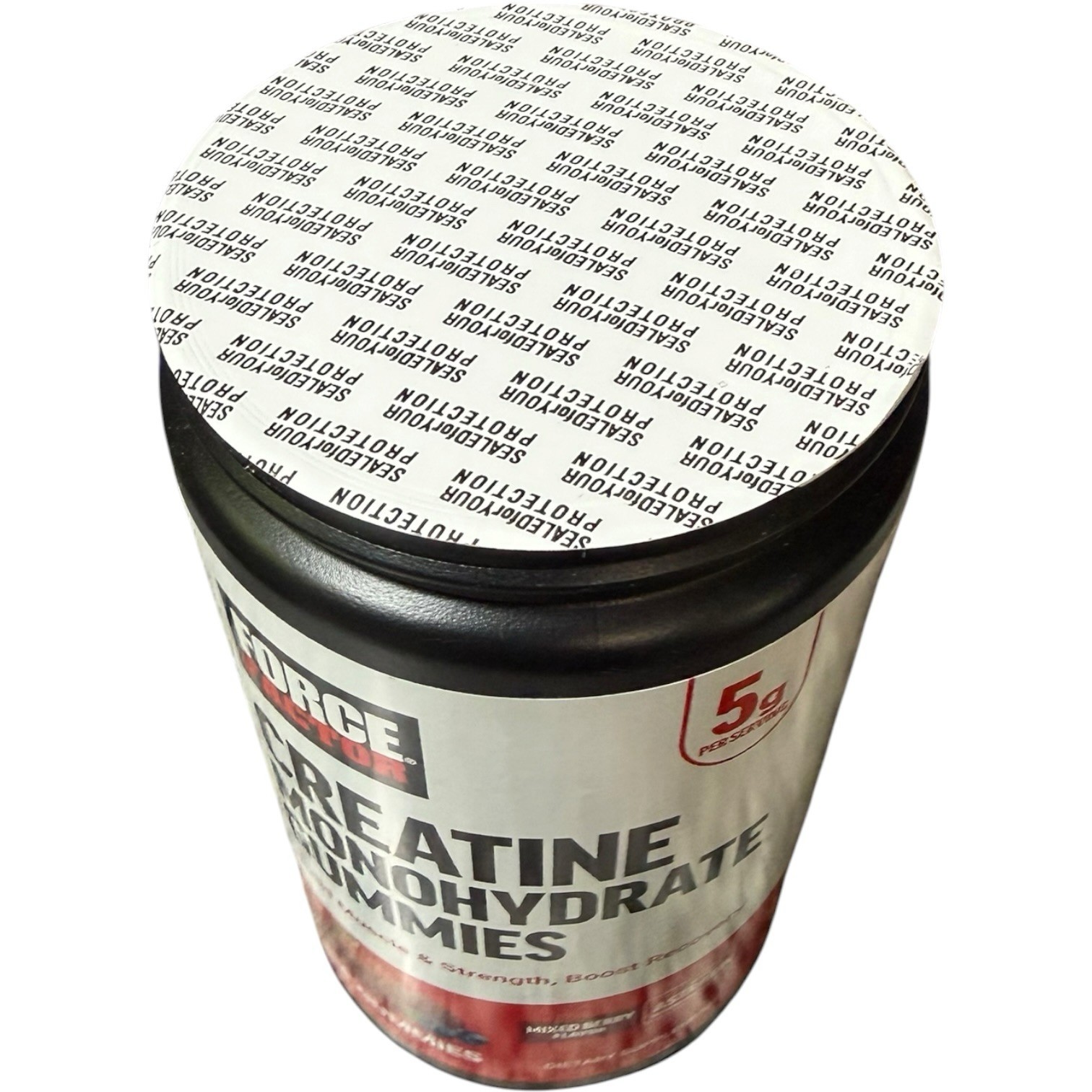 Force Factor Creatine Gummies 150gummy Creatine Monohydrate Muscle Gain 5g Dose
