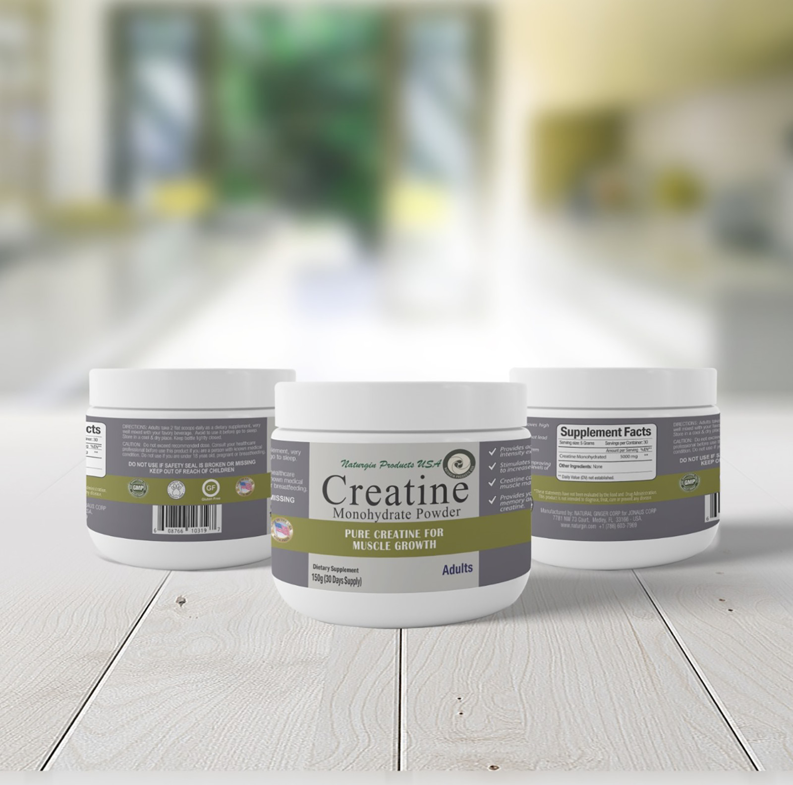 Creatine Monohydrate Powder – 150 grams – High Quality Sports Supplement .