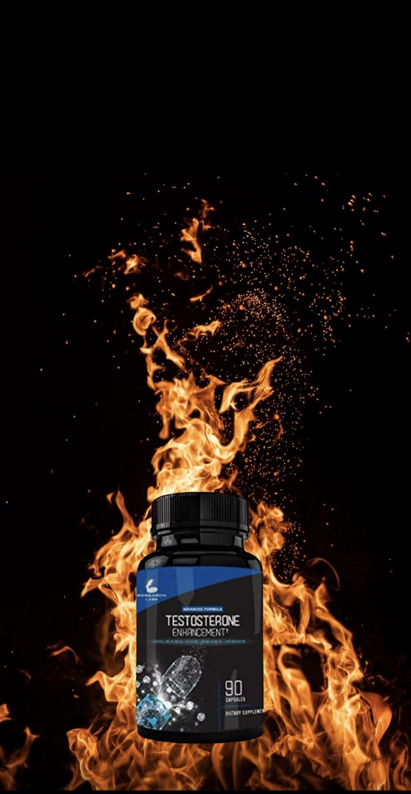 Anabolic Testosterone Booster Build Muscle No/Hgh