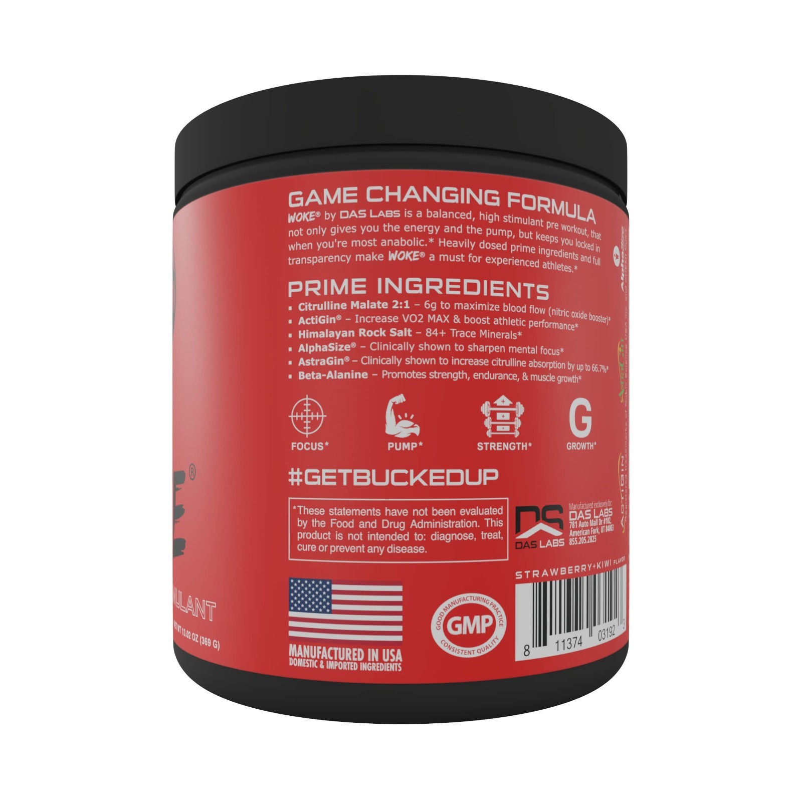 High-Stim Pre Workout Powder – Best Tasting Focus Nootropic, Pump & Strength – 3