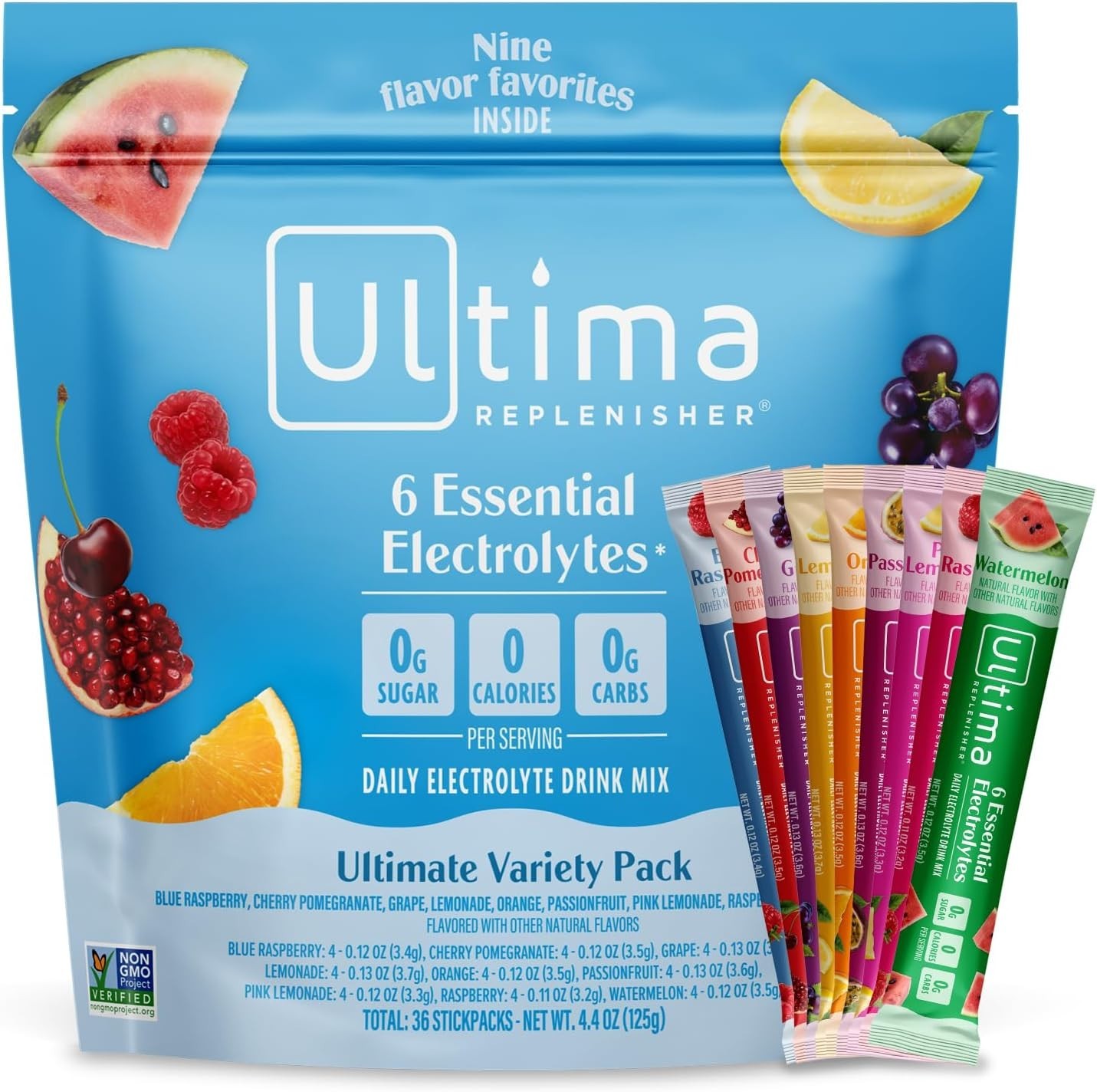 Keto Friendly Electrolyte Powder Packets, 36 Servings