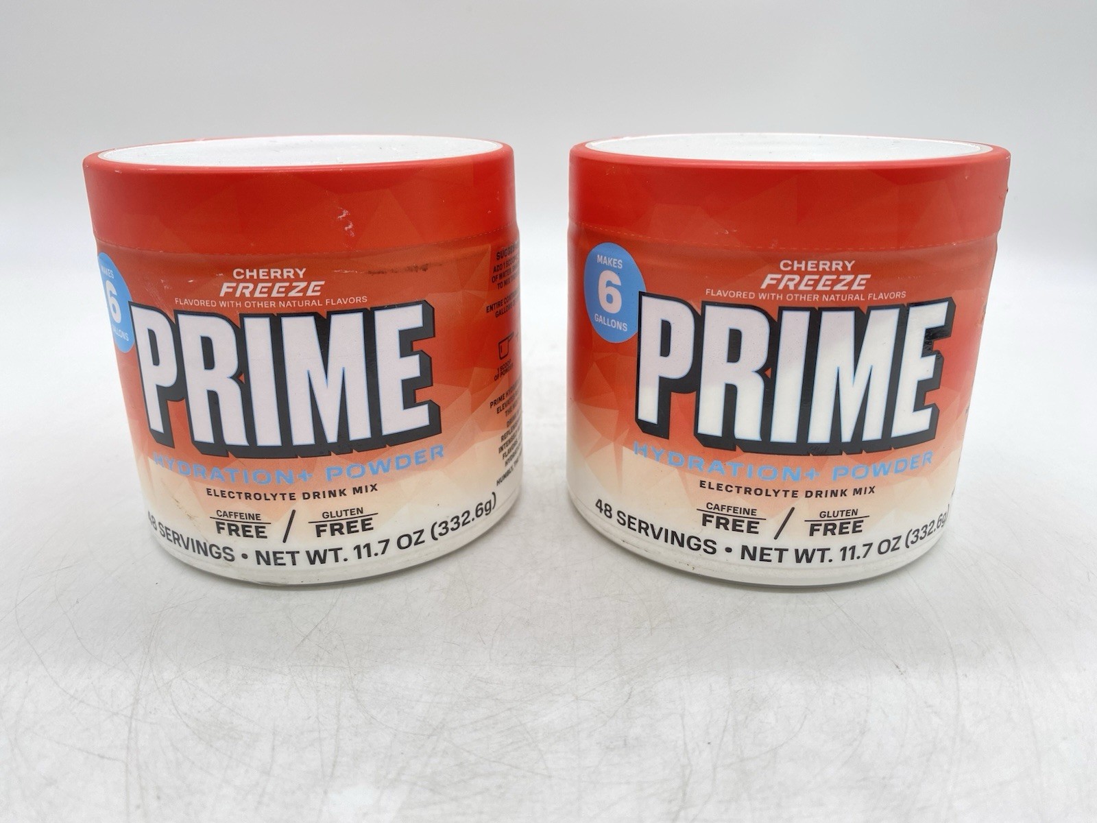PRIME Hydration+ Powder – Cherry Freeze 2 Pack – 48 Servings Each
