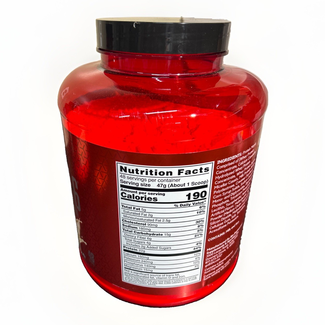 BSN Syntha-6 Vanilla Ice Cream Protein Powder -5lbs/Damaged Containers, Seals Ok