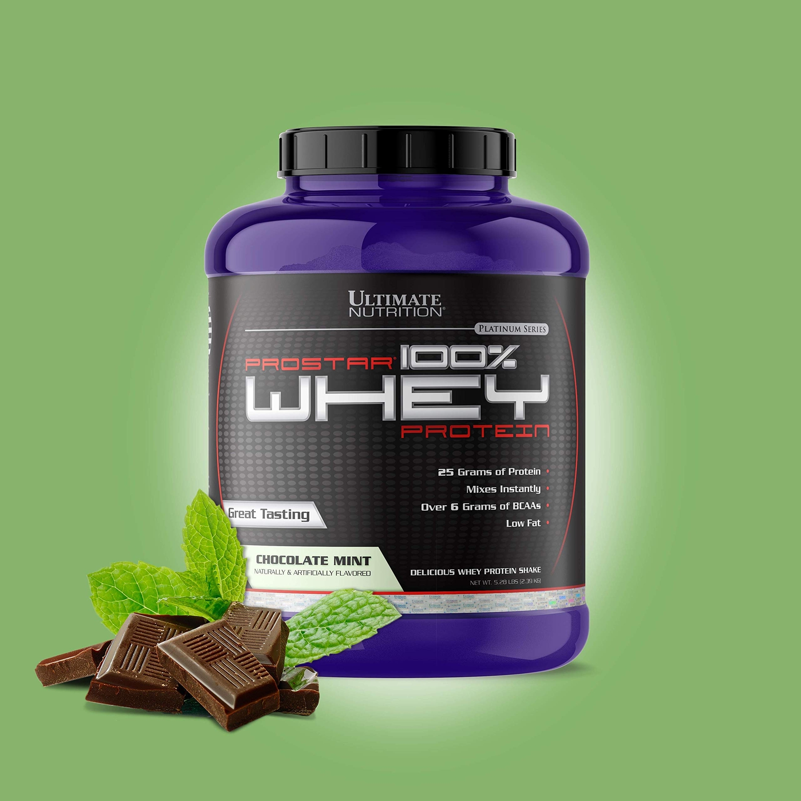 Prostar Whey Protein Powder 25 gm of Protein – 80 Servings, Chocolate Mint