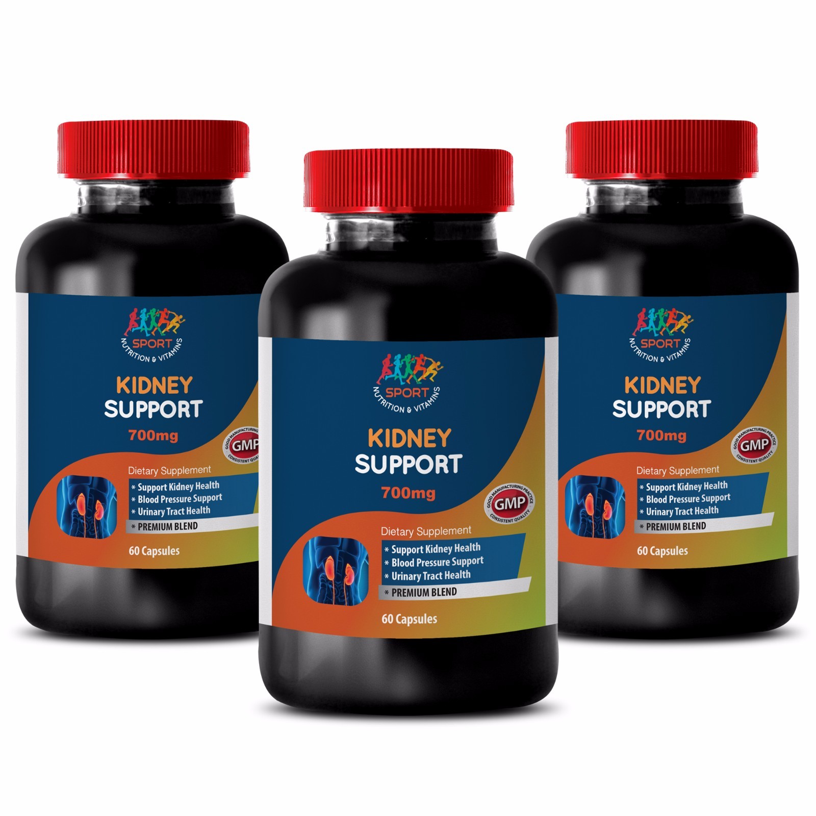 Powdered Energy – KIDNEY SUPPORT – Bladder Health – Kidney Boost – 3 B 180 Ct