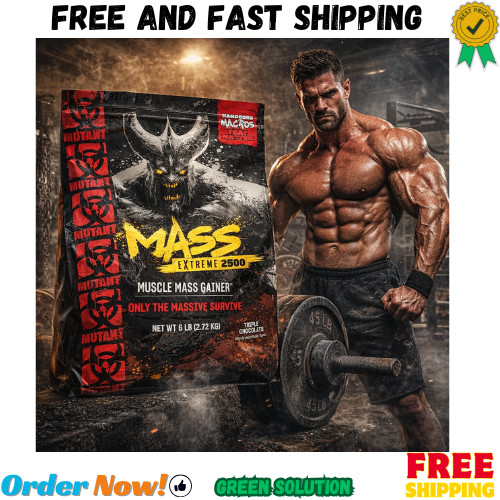 Mutant Mass Extreme Gainer – Whey Protein Powder – Build Muscle Size and Stre…