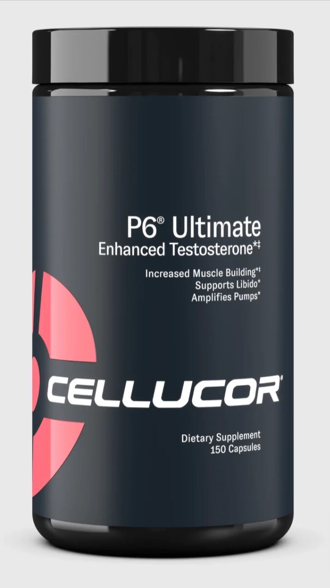 Cellucor P6 Ultimate Test Booster – 150 Capsules Exp 08/2024 NEW