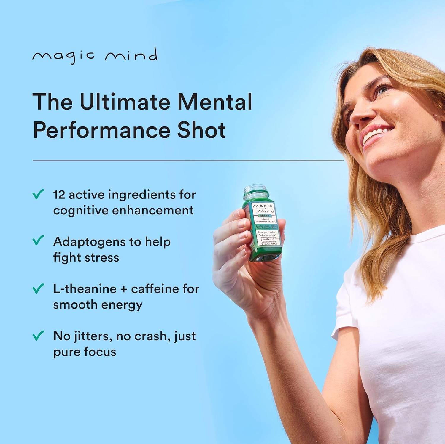 Maxx Energy & Focus 15pk: Cognitive Support, Natural Caffeine, Stress Relief