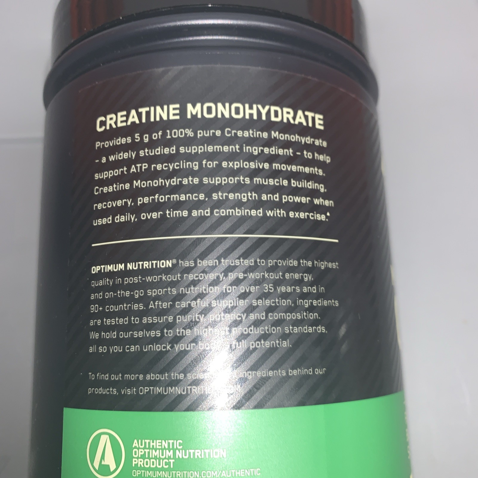 Optimum Nutrition Micronized Creatine Monohydrate Unflavored 240 Serv. EXP 01/28