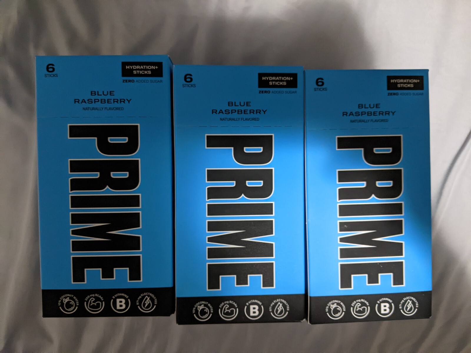 Prime Hydration Sticks 6 Drinks Per Pack – Blue Raspberry – KSI & Logan Paul
