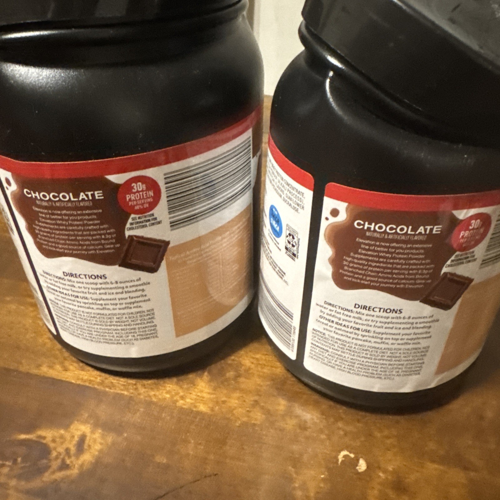 Elevation Whey Protein Blend Supplement Chocolate Flavor Sealed 32oz 907g Lot 2